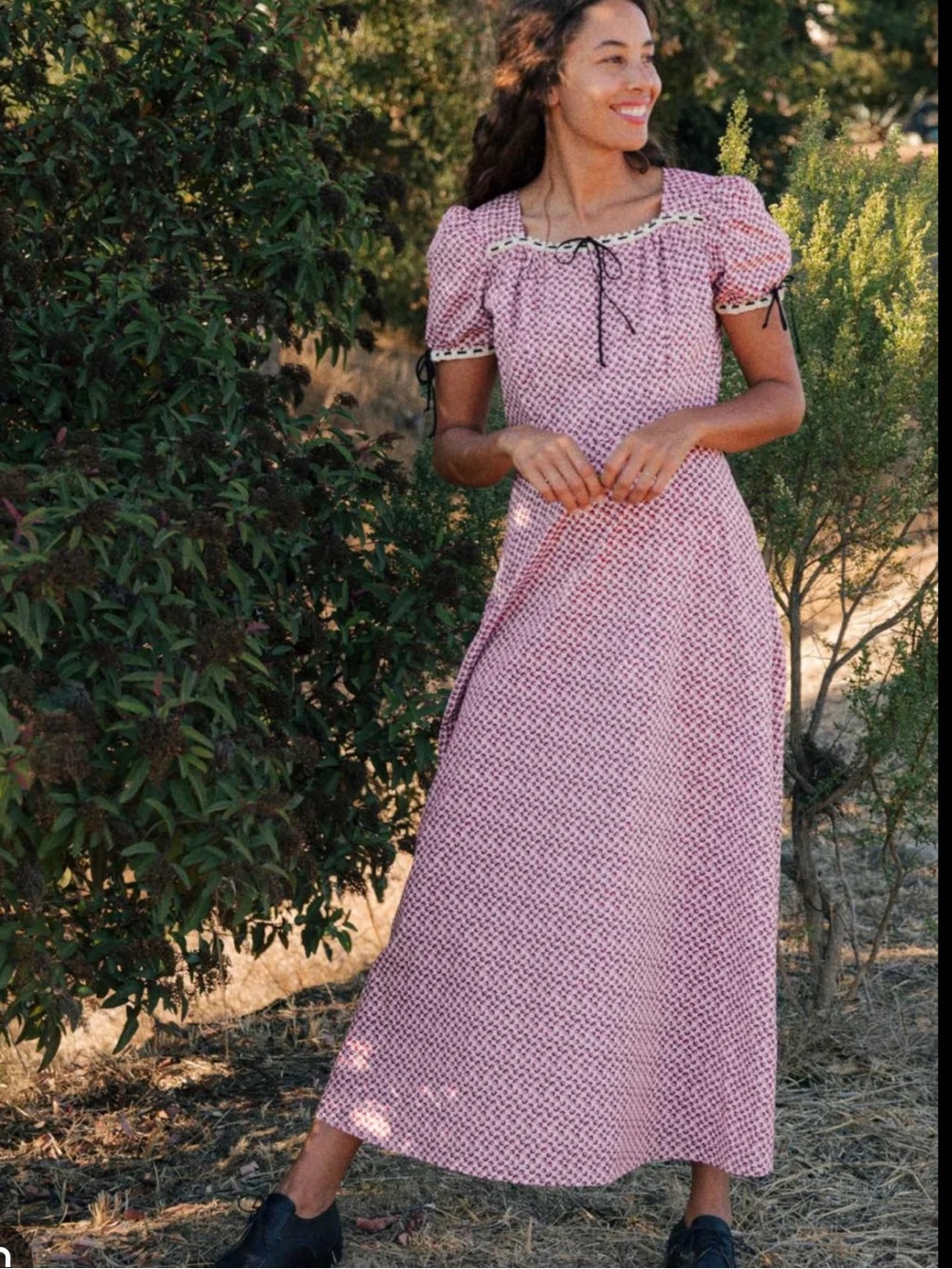Christy Dawn Dolly Dress in Thulian Anemone Field